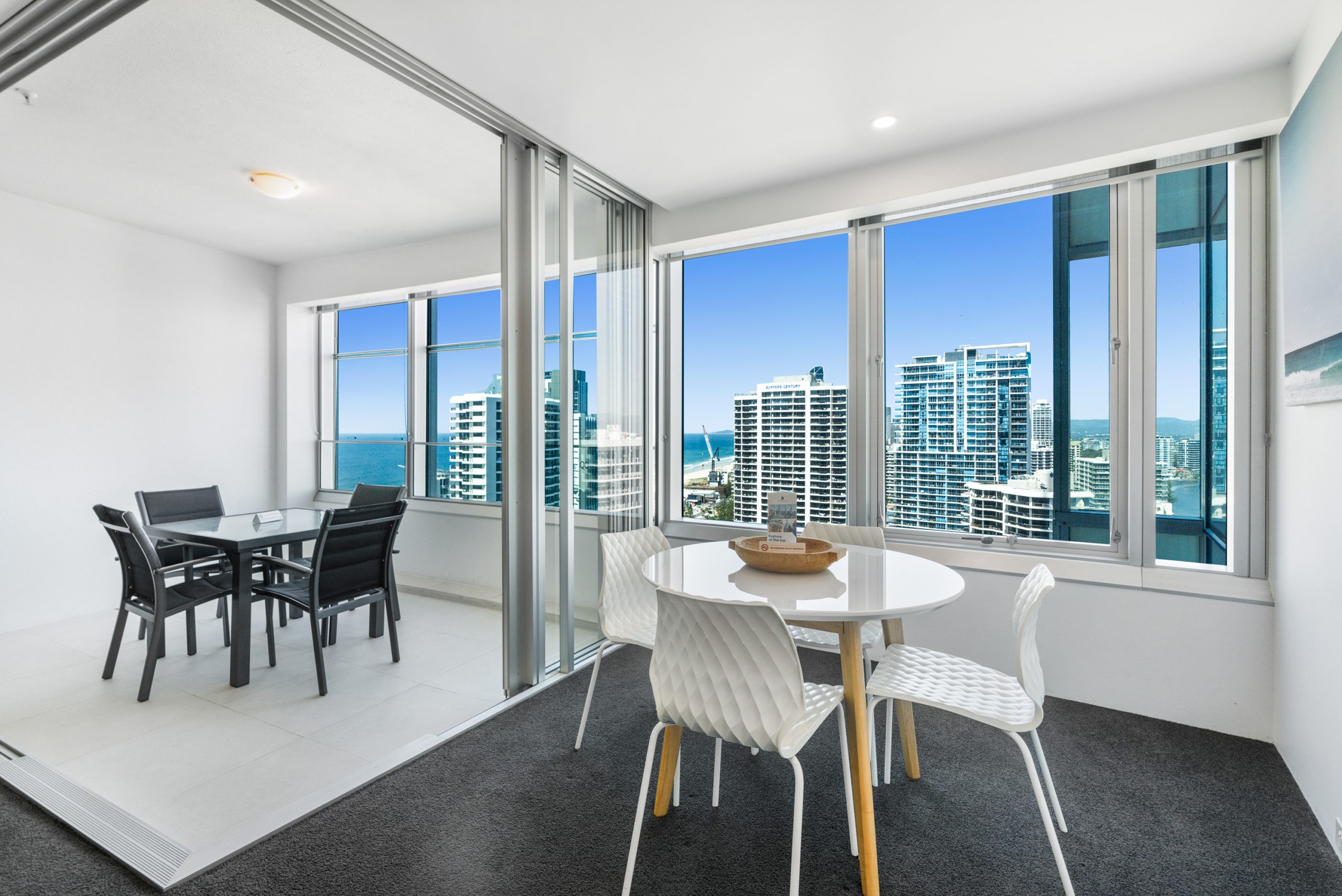 One Bedroom Spa Balcony & Dining Table